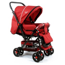 Diamond Baby P101 Çift Yönlü Bebek Arabası - Kırmızı