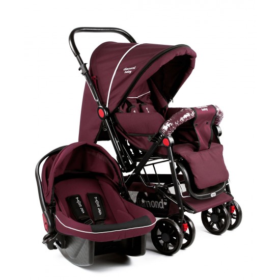 Diamond Baby Travel Sistem Bebek Arabası - Mavi