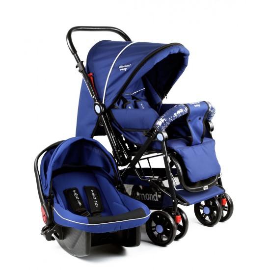 Diamond Baby Travel Sistem Bebek Arabası - Mavi
